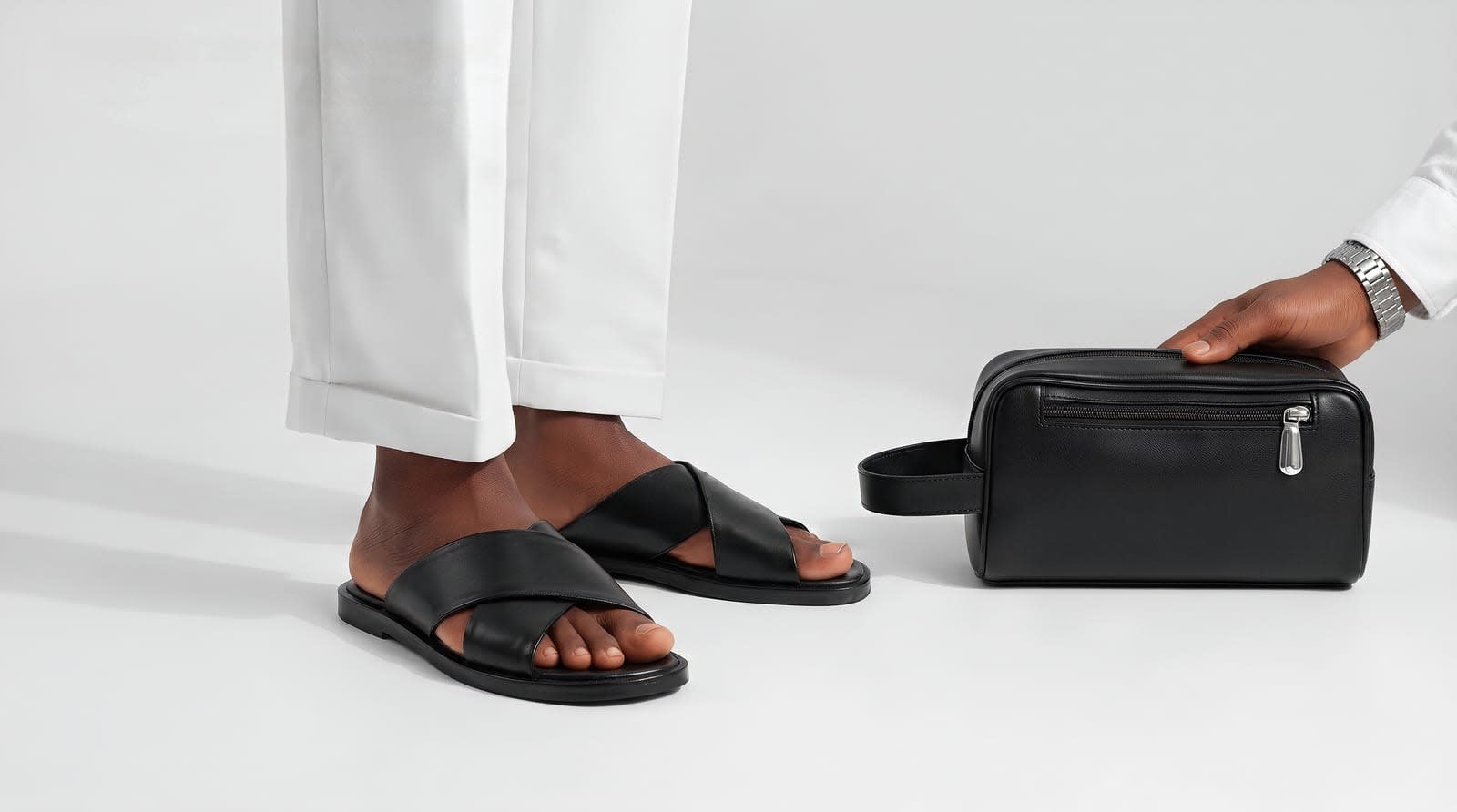 Sandales en cuir haut de gamme
