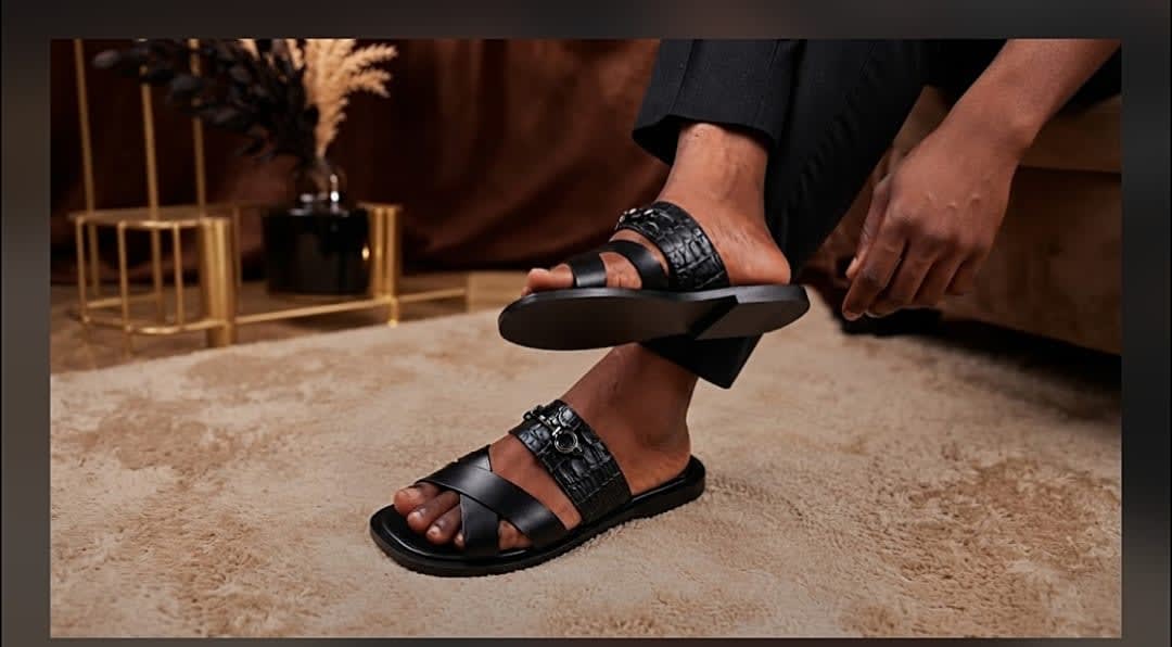 Sandales en cuir haut de gamme