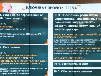 Парламентарии обсудили эффективность программы развития жилищно-коммунального хозяйства в Липецке