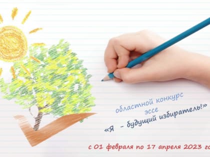 Школьникам предложили написать эссе на тему "Я - будущий избиратель!"