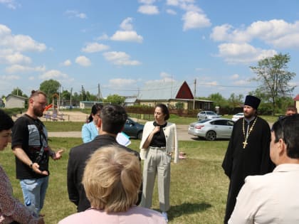 Выездное совещание по вопросу восстановления храма в с. Колыбельское Чаплыгинского района