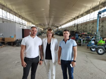 Ирина Артемова посетила завод «ПРИЦЕПЦЕНТР»