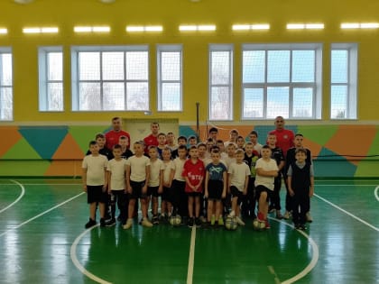 Футбольный мастер-класс для школьников в Елецком районе
