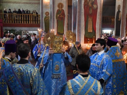 Божественная литургия в праздник Сретения Господа Нашего Иисуса Христа
