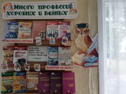 Все профессии нужны, все профессии важны: выставки библиотек по профориентации