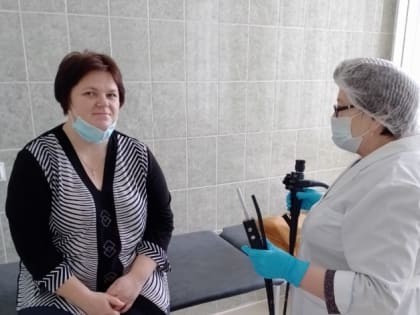 В поликлинике Становлянской районной больницы провели около 300 исследований с помощью современного гастроскопа