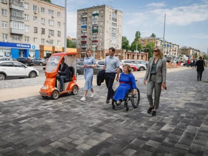 Маломобильный патруль проверил доступность улиц Плеханова и Зегеля в Липецке
