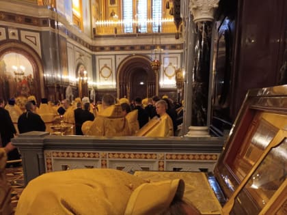 В Москве состоялись торжества по случаю годовщины Патриаршей интронизации