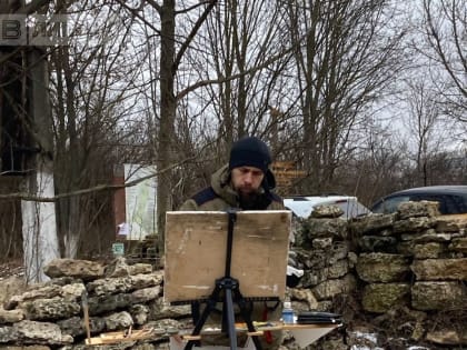 Под Липецком художники со всей России писали пейзажи и животных на пленэре в Аргамаче