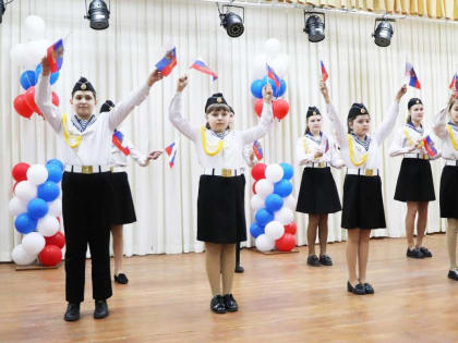 Талицких школьников приняли в ряды морских кадетов