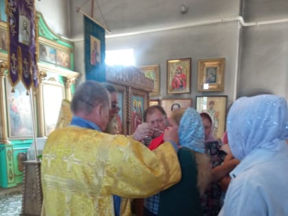 Молебен на начало учебного года в Долгоруково