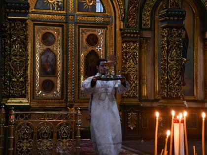 Всенощное бдение в канун праздника Преображения Господня