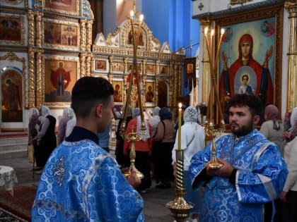 Всенощное бдение в храме Елецкой иконы Божией Матери