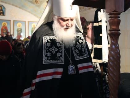 В четверг 1-й седмицы Святой Четыредесятницы Владыка митрополит Арсений совершил чтение покаянного канона в Преображенском храме г. Липецка
