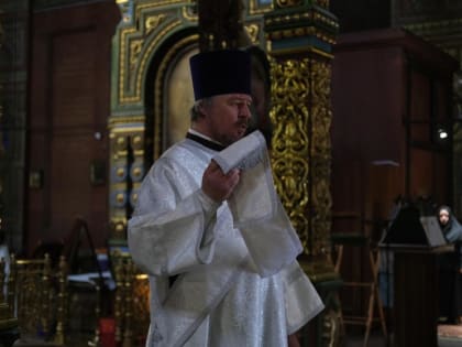 В Вознесенском соборе состоялся чин отпевания новопреставленного протоиерея Димитрия Поваляева