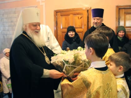 В праздник Крещения Господня в кафедральном соборе г. Липецка состоялись архиерейские Богослужения