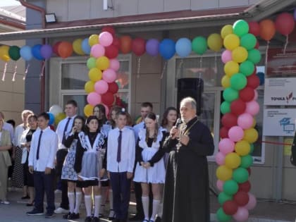 Торжественные линейки в Чаплыгине в День знаний
