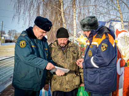 Пожарный извещатель спас жизнь жителю Добринского района