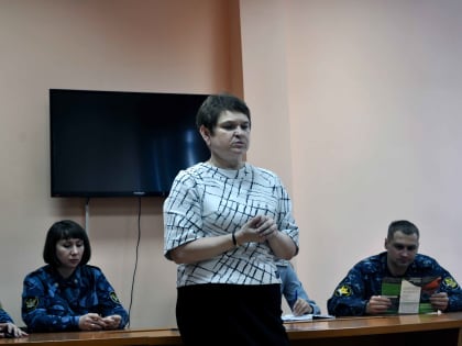 ИК-6 УФСИН России по Липецкой области посетили сотрудники ГУЗ «Липецкой областной Центр по профилактике и борьбе со СПИД и инфекционными заболеваниями»