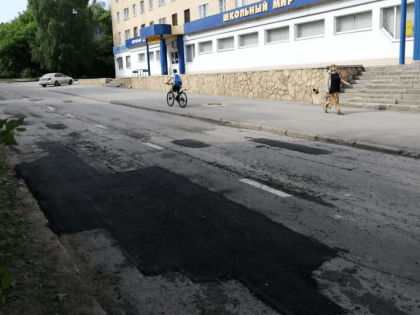 В Липецке отремонтировали более сотни дорог