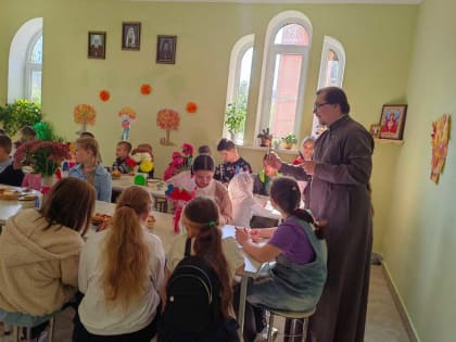 Начало нового учебного года в воскресной школе храма Новомучеников и Исповедников Церкви Русской
