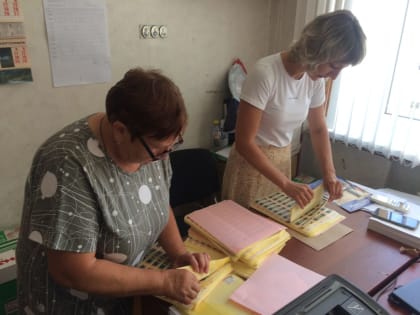 В территориальную избирательную комиссию Лебедянского района поступили специальные марки для бюллетеней