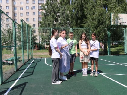 Сразу две новые спортивные площадки откроются  в 21 микрорайоне