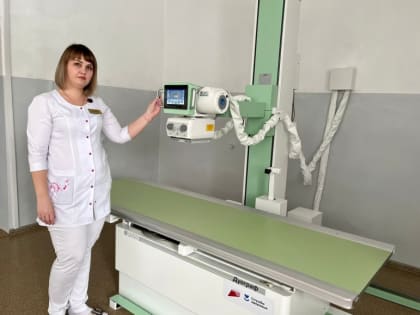 Новый цифровой рентген-аппарат появился в Долгоруковской районной больнице