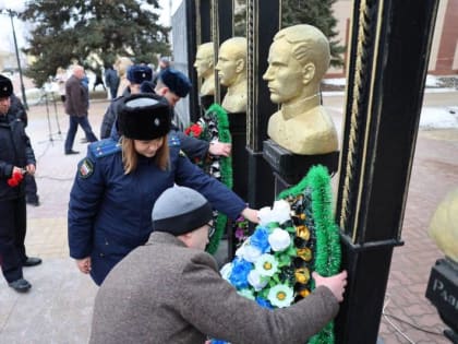 Тербунский и Воловский районы отметили 80-летие освобождения от немецко-фашистских захватчиков