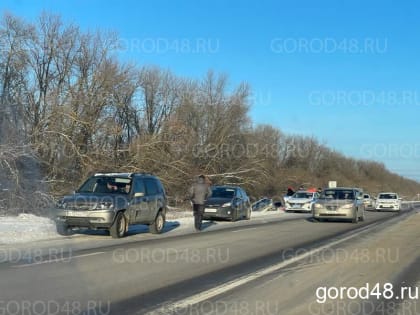 В ДТП под Липецком пострадала женщина