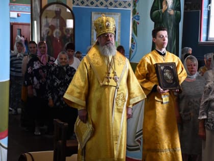 Божественная литургия во Владимирском храме села Измалково