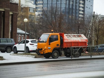 Липецк покрылся льдом