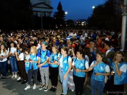 "Свеча памяти" в Липецке. Фоторепортаж. Видео