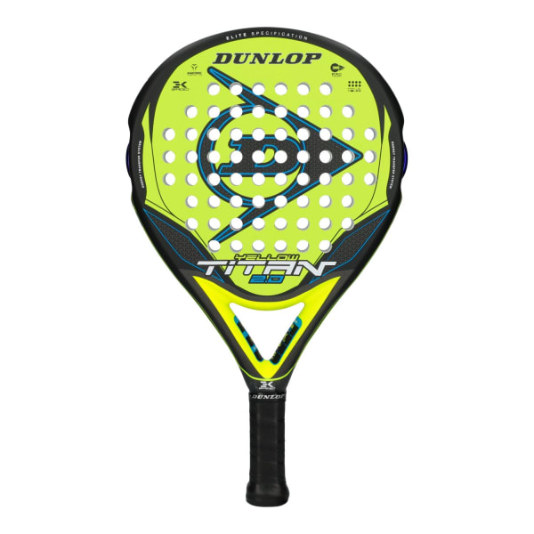 Dunlop Titan 2.0 Jaune Bleu — raquette de padel dunlop