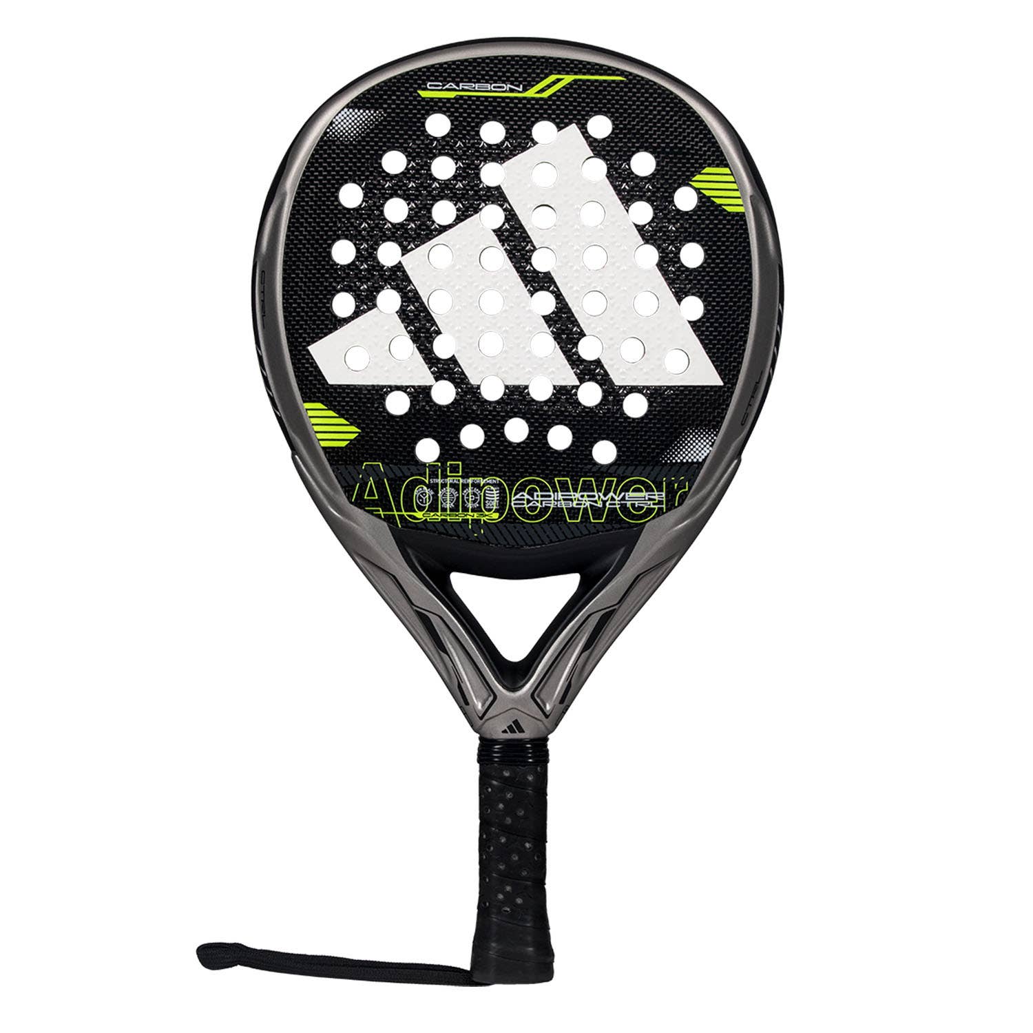 Pala de pàdel Adidas Adipower Carbon Ctrl 2025 — Adidas — forma redonda — tipus control — 368 g — 2025