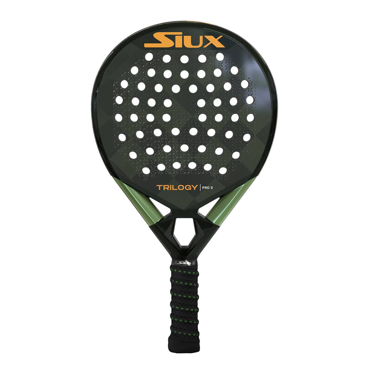 Pala de pàdel Siux Trilogy Pro 5 2025 — Siux — forma redonda — tipus control — 368 g — 2025