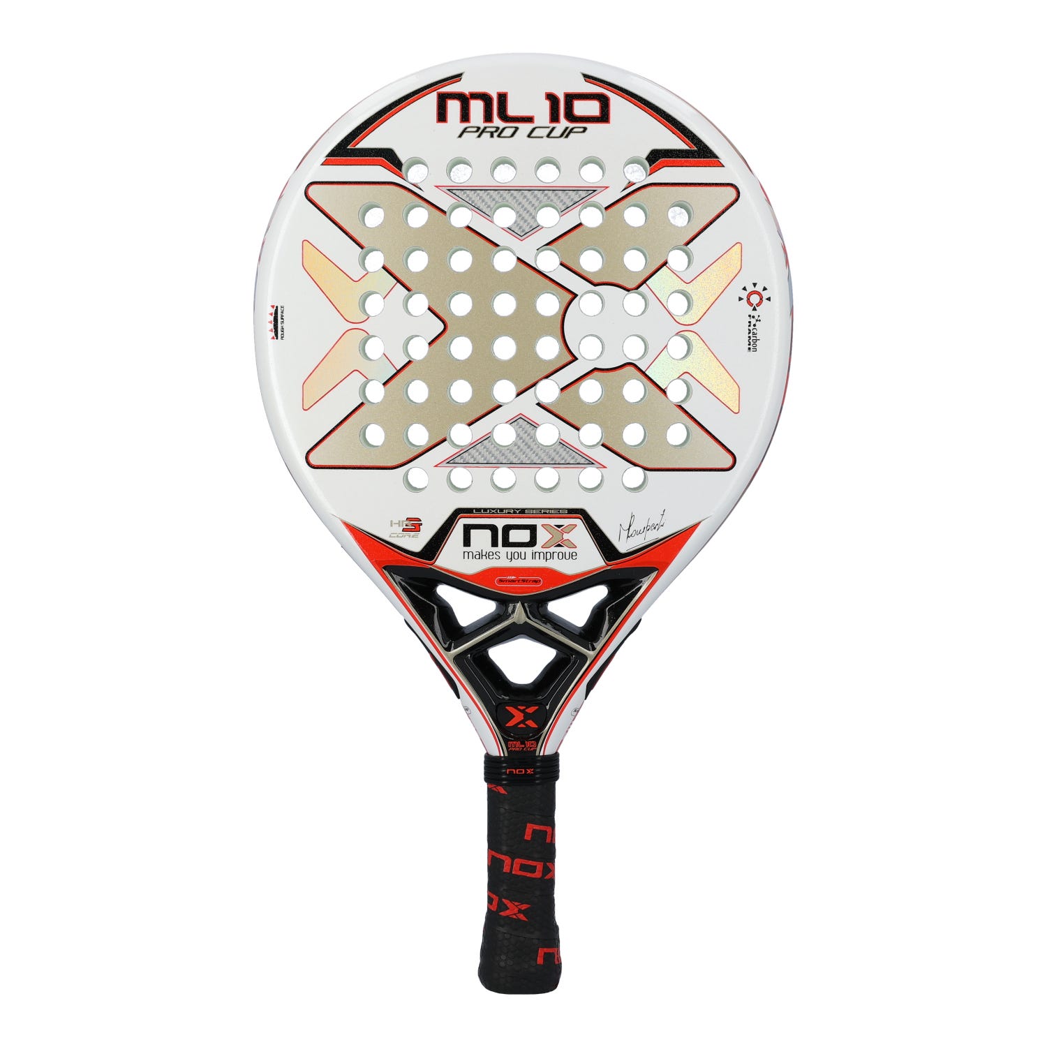 Pala de pàdel nox ml10 pro cup luxury series 2022 — Nox — forma redonda — tipus control — 368 g — 2022