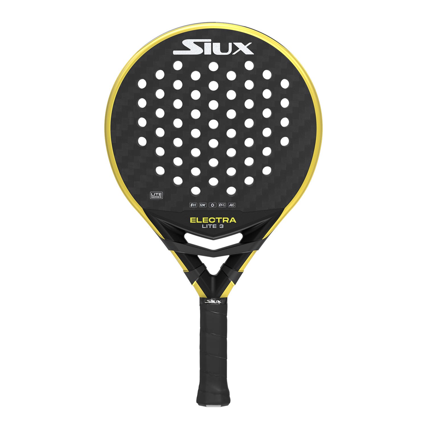 Pala de pàdel Siux Electra ST3 Lite 2024 — Siux — forma redonda — tipus control — 365 g — 2024