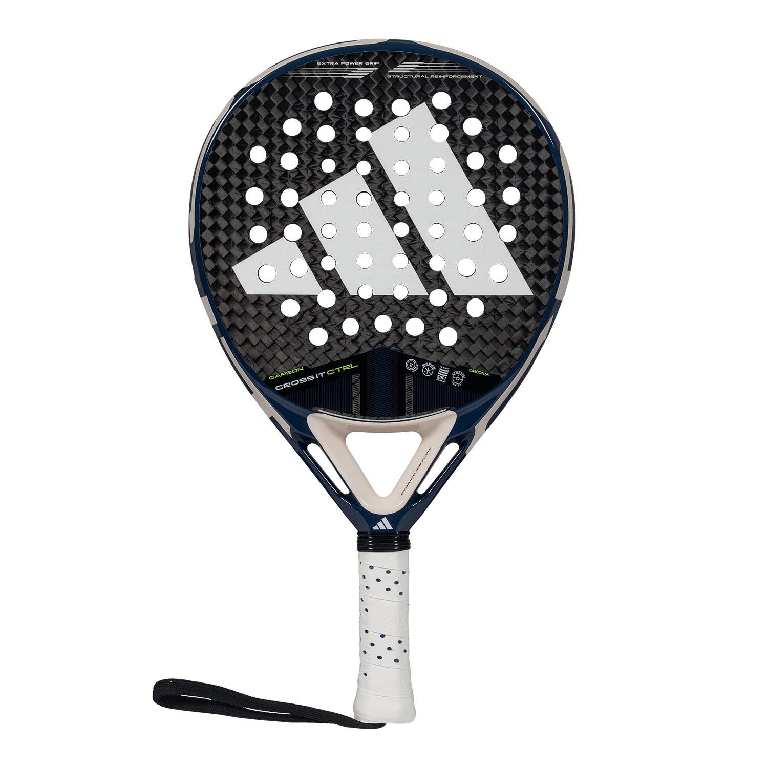 Pala de pàdel Adidas Cross IT Carbon Ctrl 2025 — Adidas — forma redonda — tipus control — 368 g — 2025