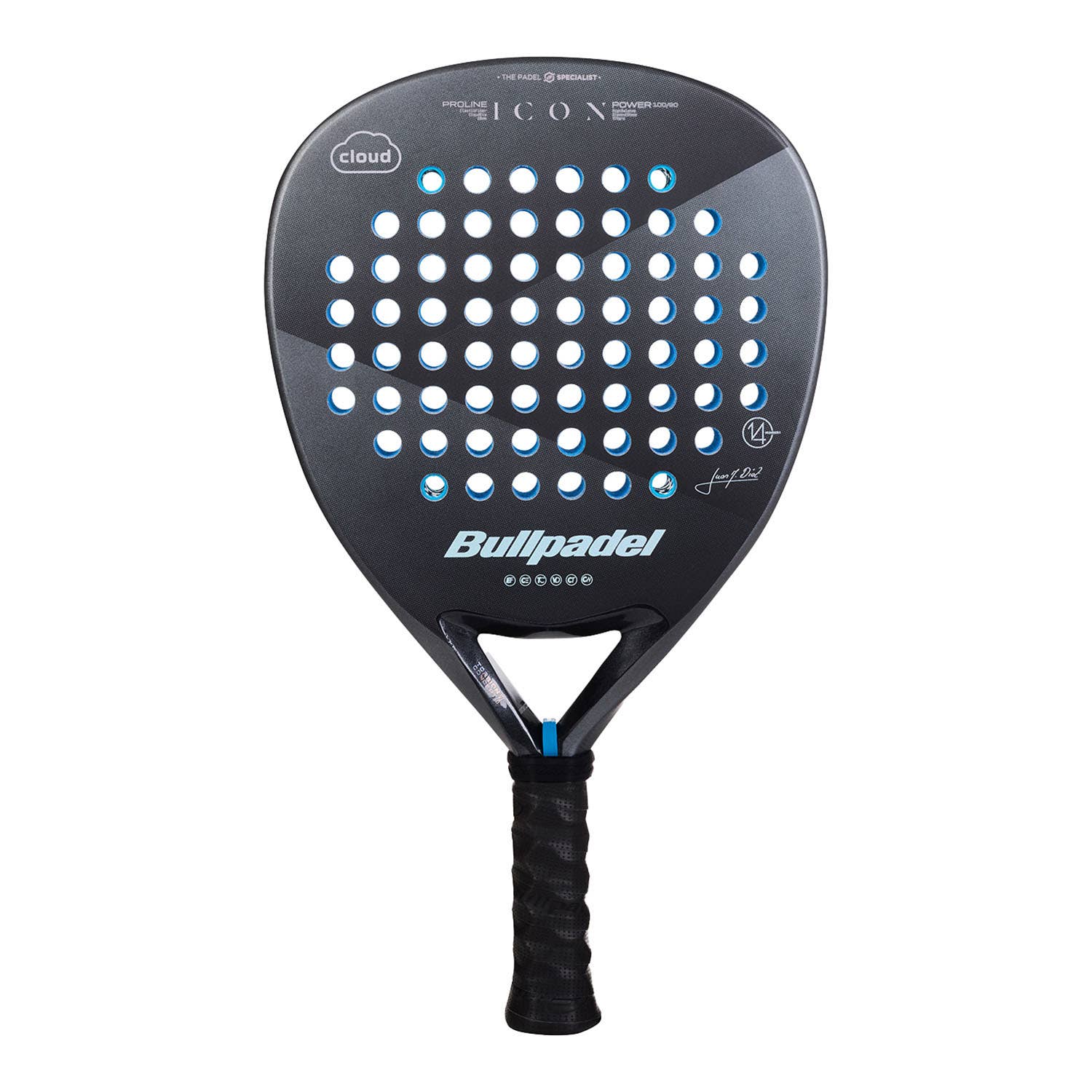 Pala de pàdel Bullpadel Icon Cloud 2025 — Bullpadel — forma diamante — tipus polivalente — 370 g — 2025