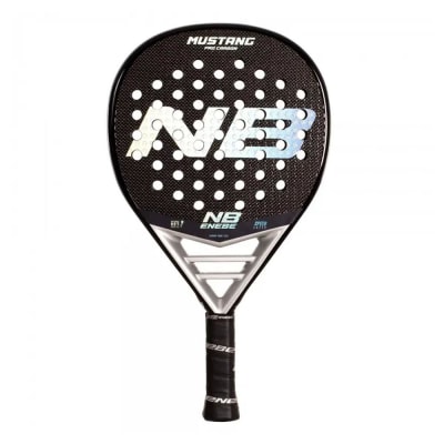 Enebe Mustang Silver 3K – Enebe Diamant-Padelschläger, 368 g