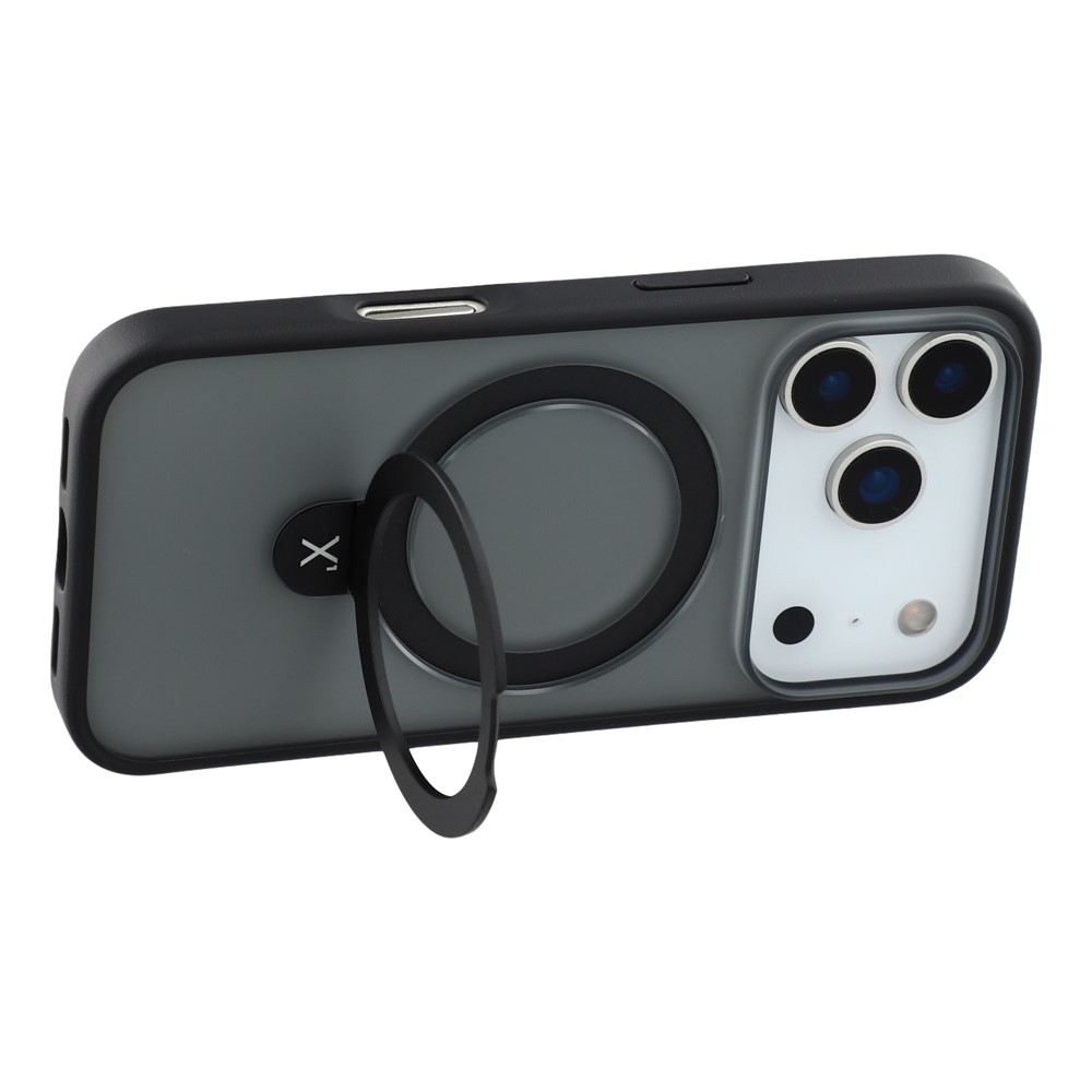 iPhone 17 Pro - X-LEVEL Metal Kickstand Black - 5