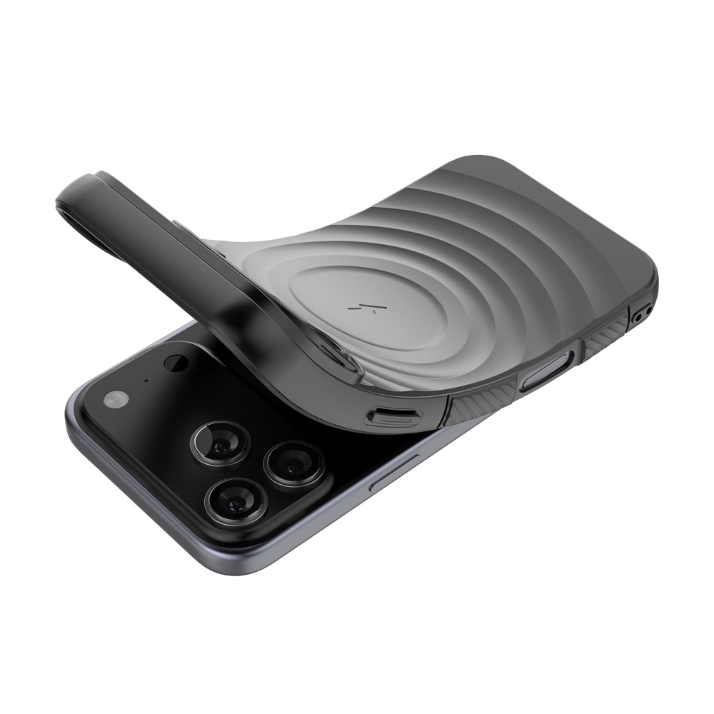 iPhone 17 Pro Max - Kickstand Ripple Texture White - 8