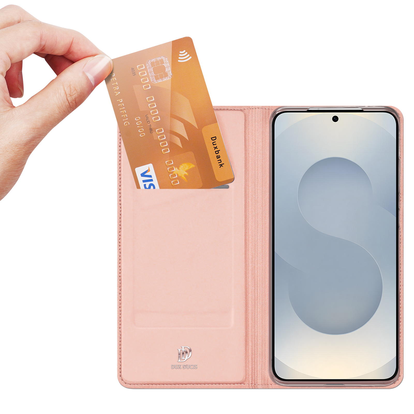 SS Gxy S26 Plus - DUX DUCIS Skin Pro Series Leather Pink - 13