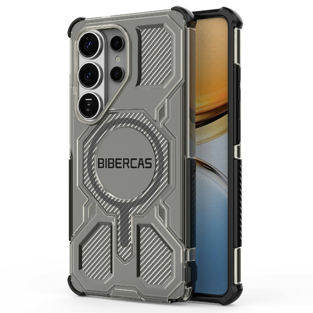 SS Gxy S26 Ultra - BIBERCAS Transparent Series Cover Black