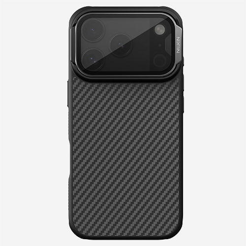 iPhone 17 Pro - NILLKIN CarboProp Magnetic Case Transparent Lens Black