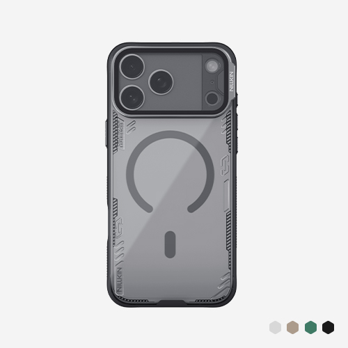iPhone 17 Pro Max - NILLKIN Iceblade Prop Magnetic Case Transparent Lens Twilight Gray