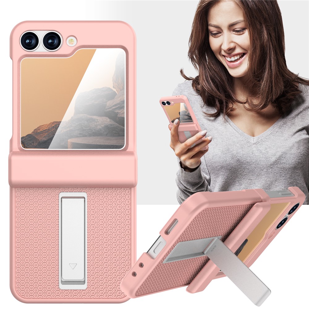 Samsung Galaxy Z Flip 7 FE - GW182 Kickstand Case Pink - 6
