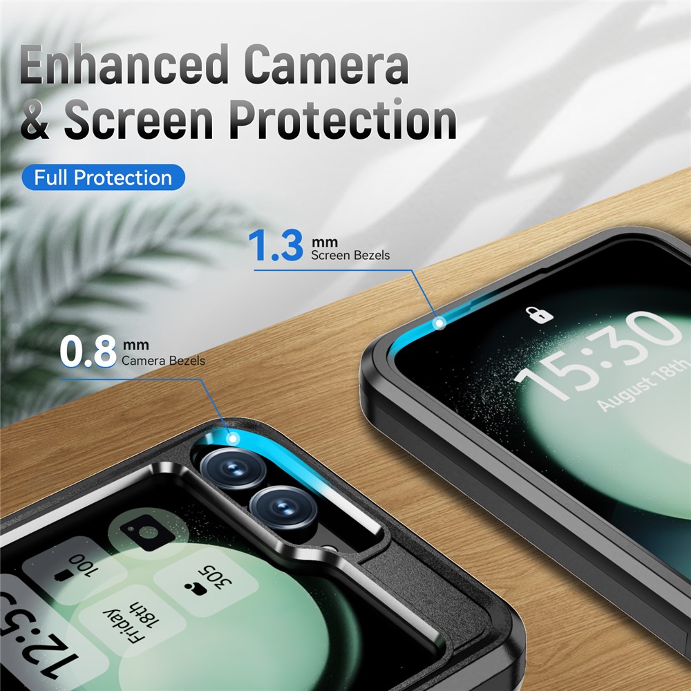 Samsung Galaxy Z Flip 7 FE - Drop Protective Military Black - 6