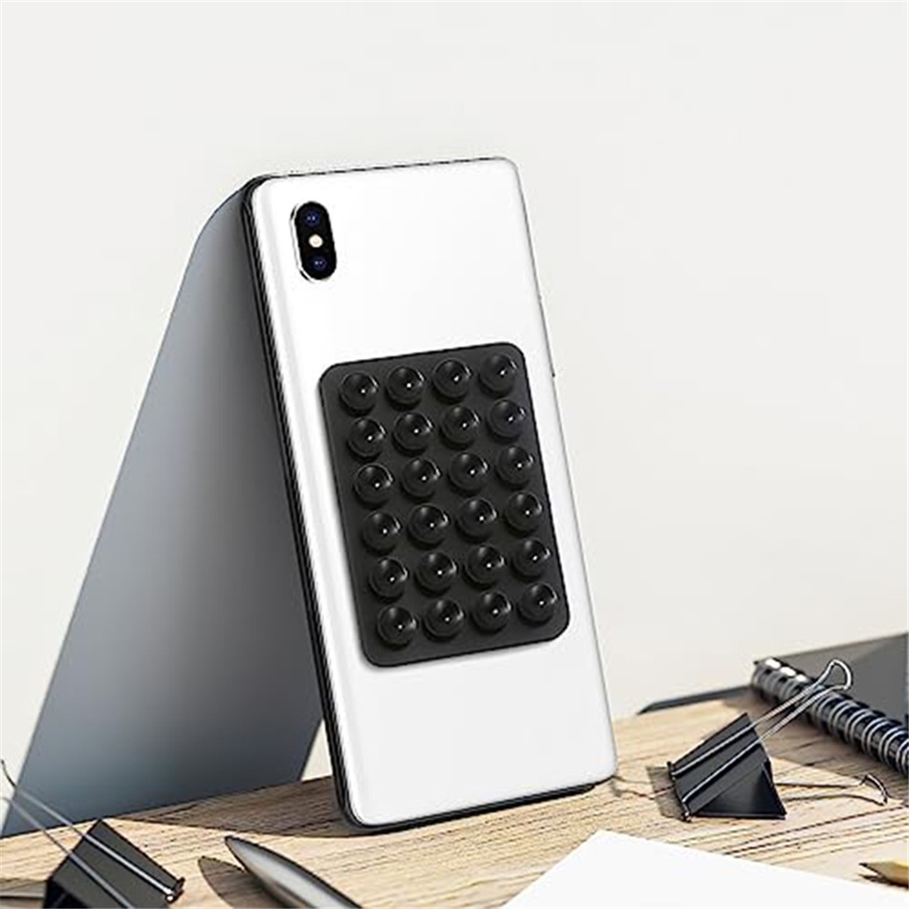 Silicone Suction Cup - Adhesive Mount For Phone Pink - 3